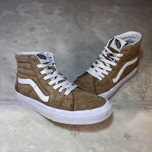 Vans Men's beige Shoes/Sneakers/High-Tops Size 6M 7.5W off the wall skating vans